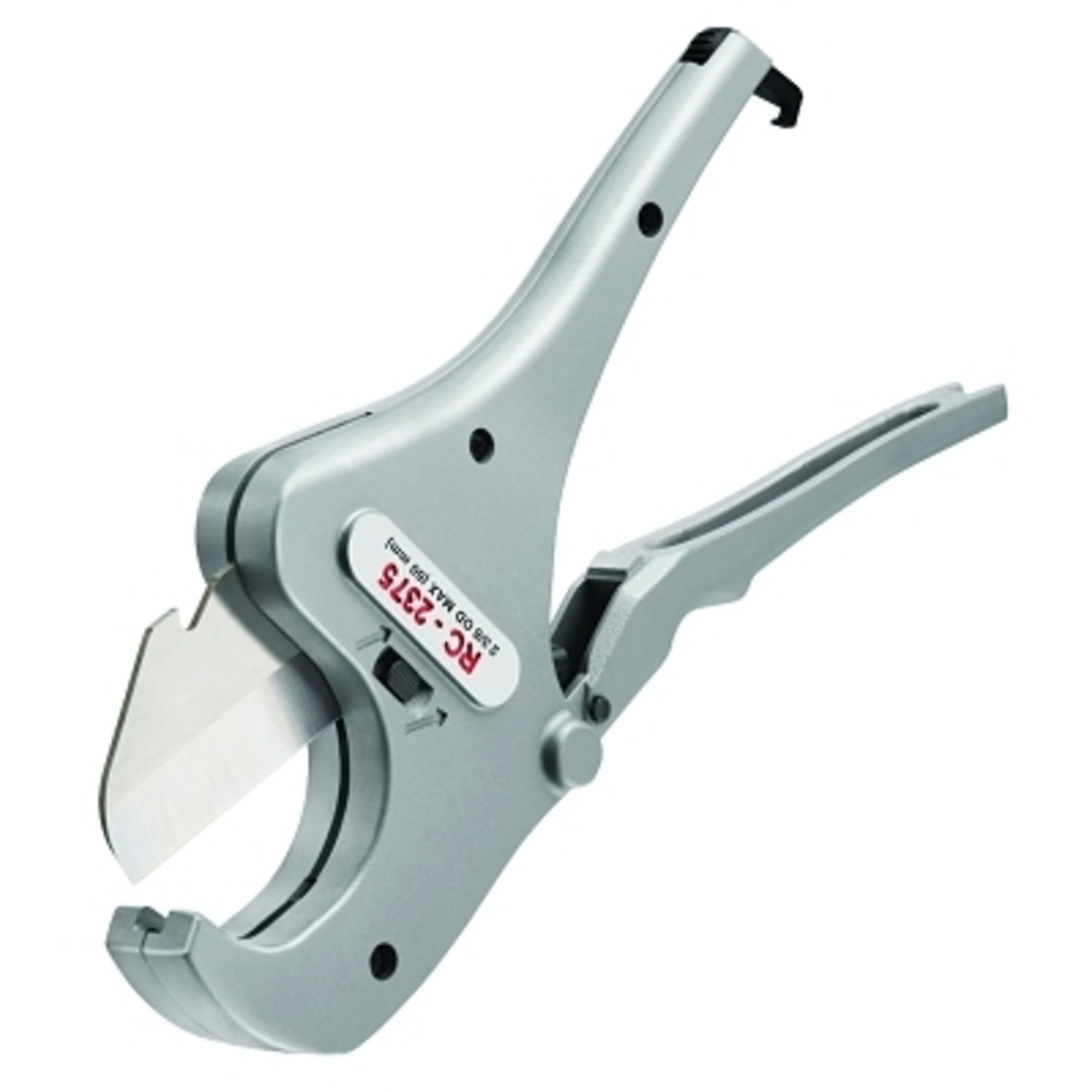 Ridgid Ratcheting Pipe and Tubing Cutter — 1/2in. to 2 3/8in. Pipe Capacity, For Plastic Pipe/Tubing, Model# 632-30088
